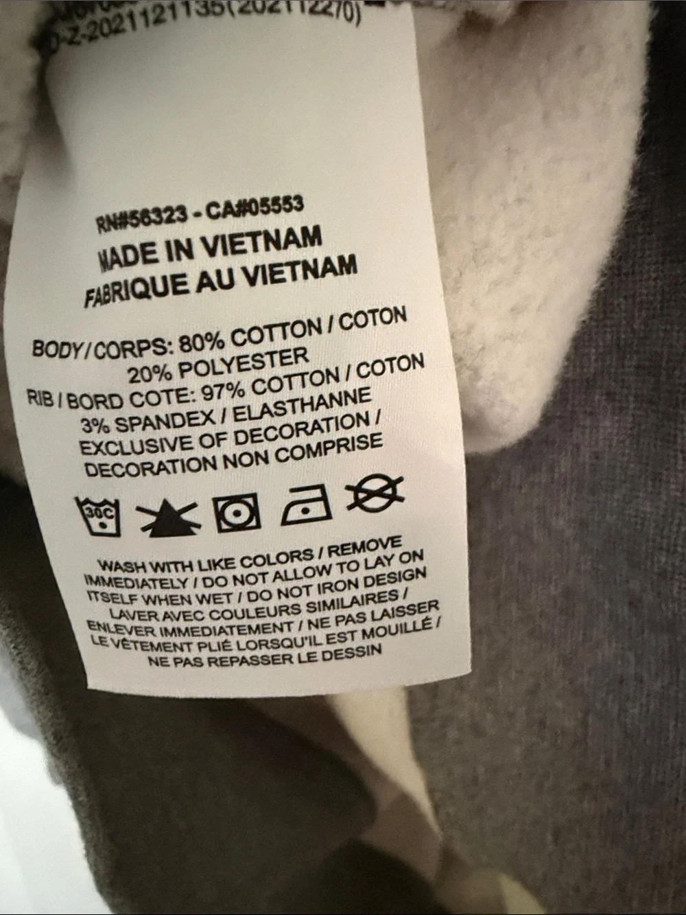 Jordan Men's Crewneck Sweatshirt - Grey with White Jumpman